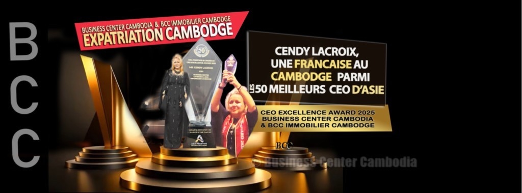 Cendy Lacroix – Best CEO Asia 2025, Business Center Cambodia Cendy Lacroix CEO Business Center Cambodia awarded Best CEO Asia 2025