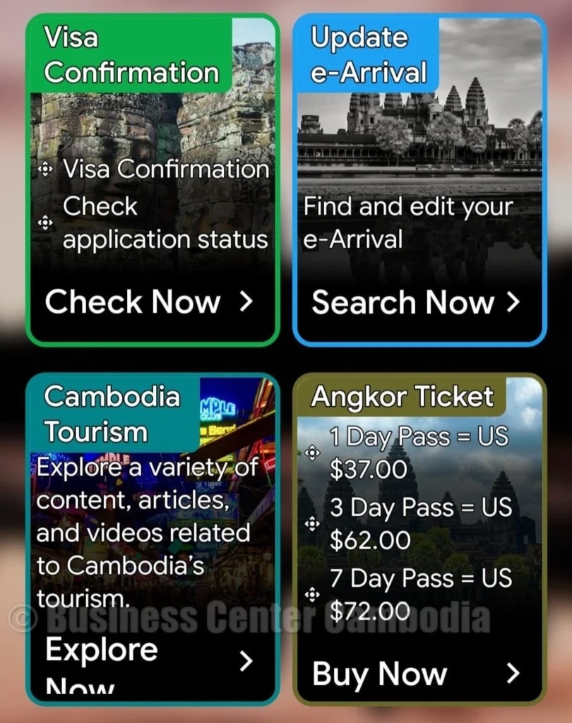 e-Arrival Cambodia Application